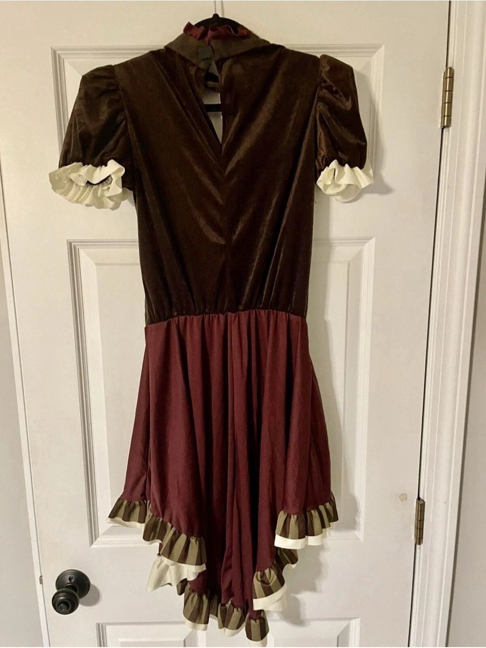 Steampunk Girl Halloween Costume w/ Hat - Adult M - Picture 6 of 6